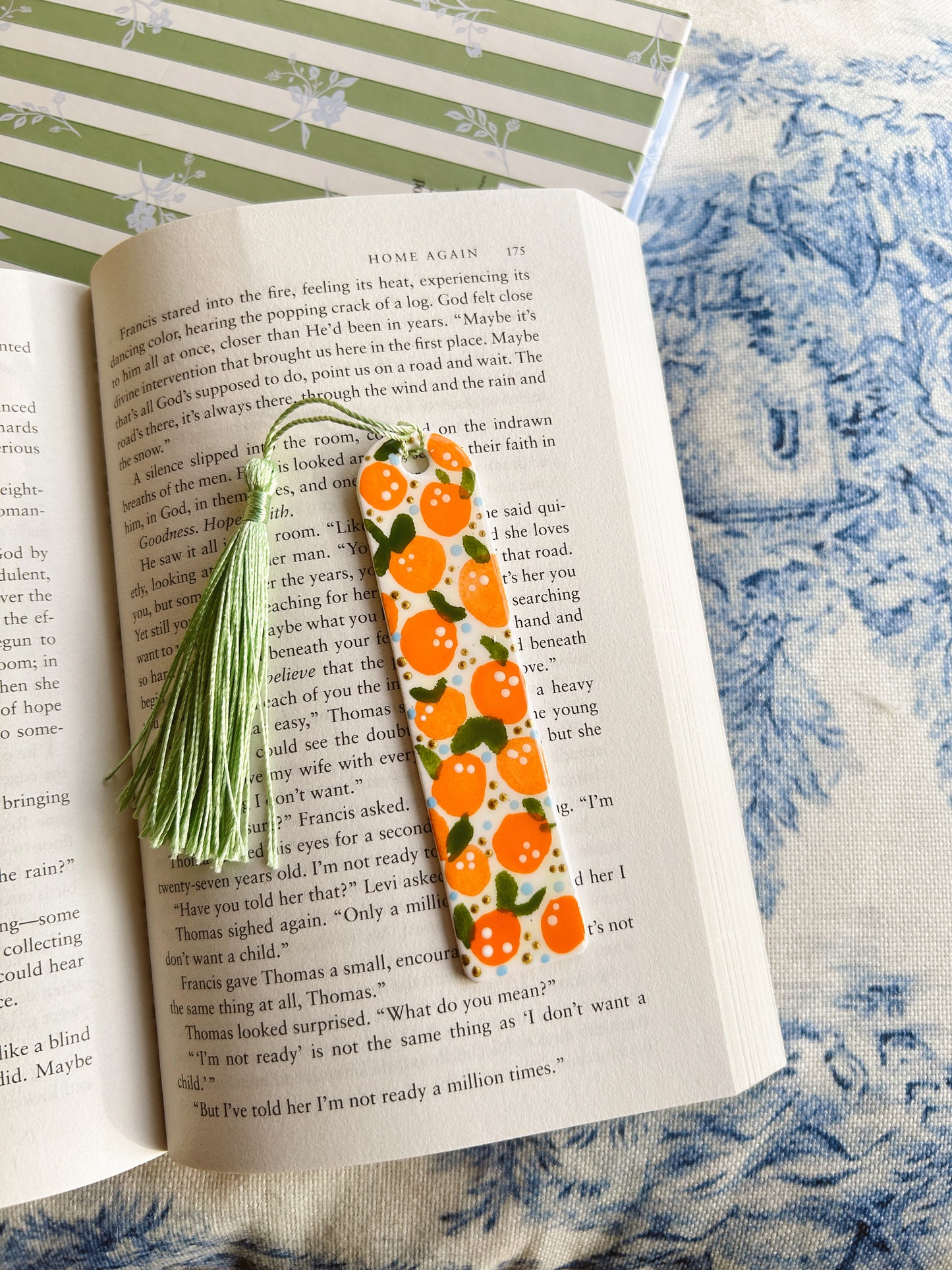 Orange bookmark