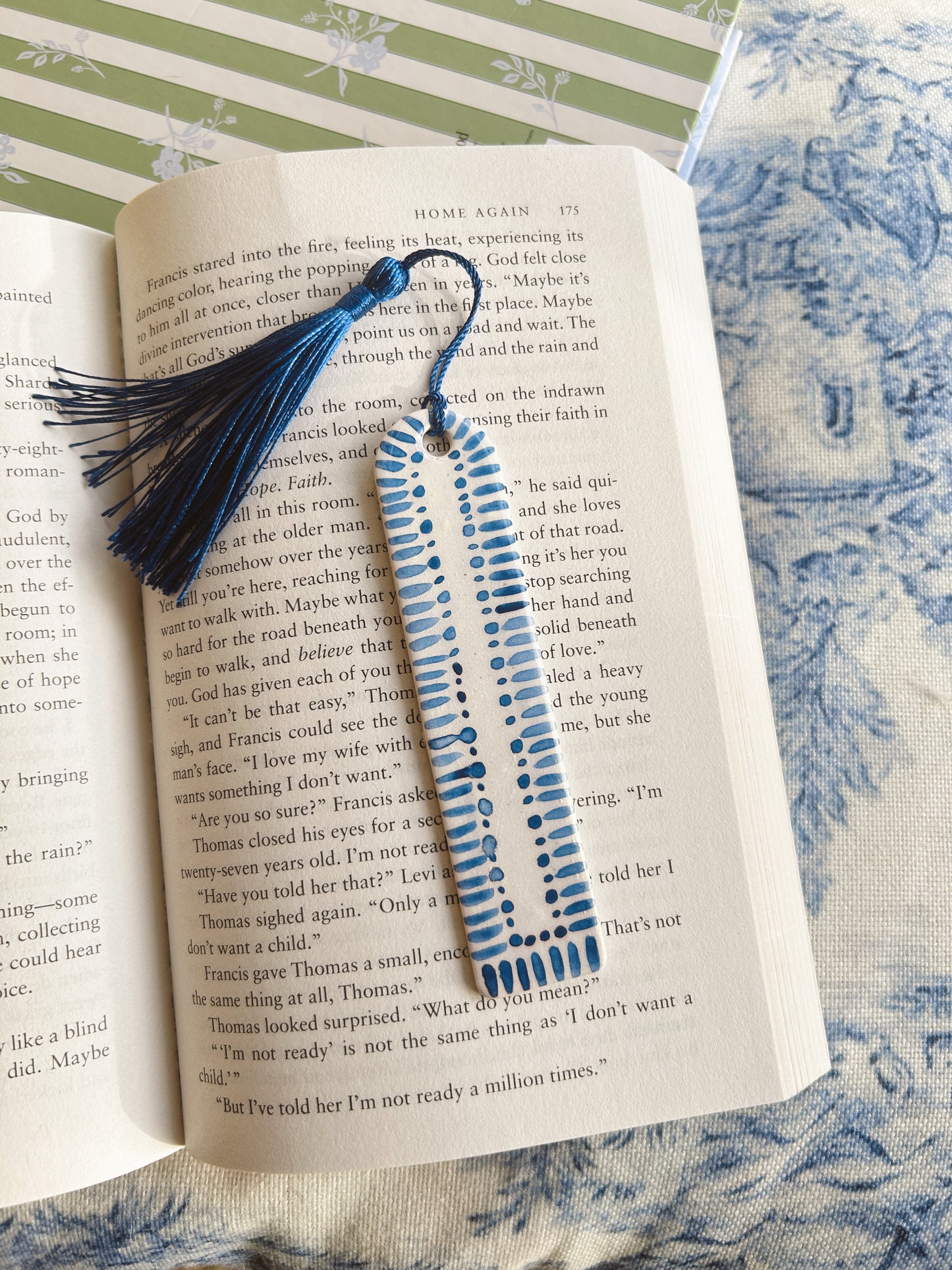 Grecian Stripe Bookmark