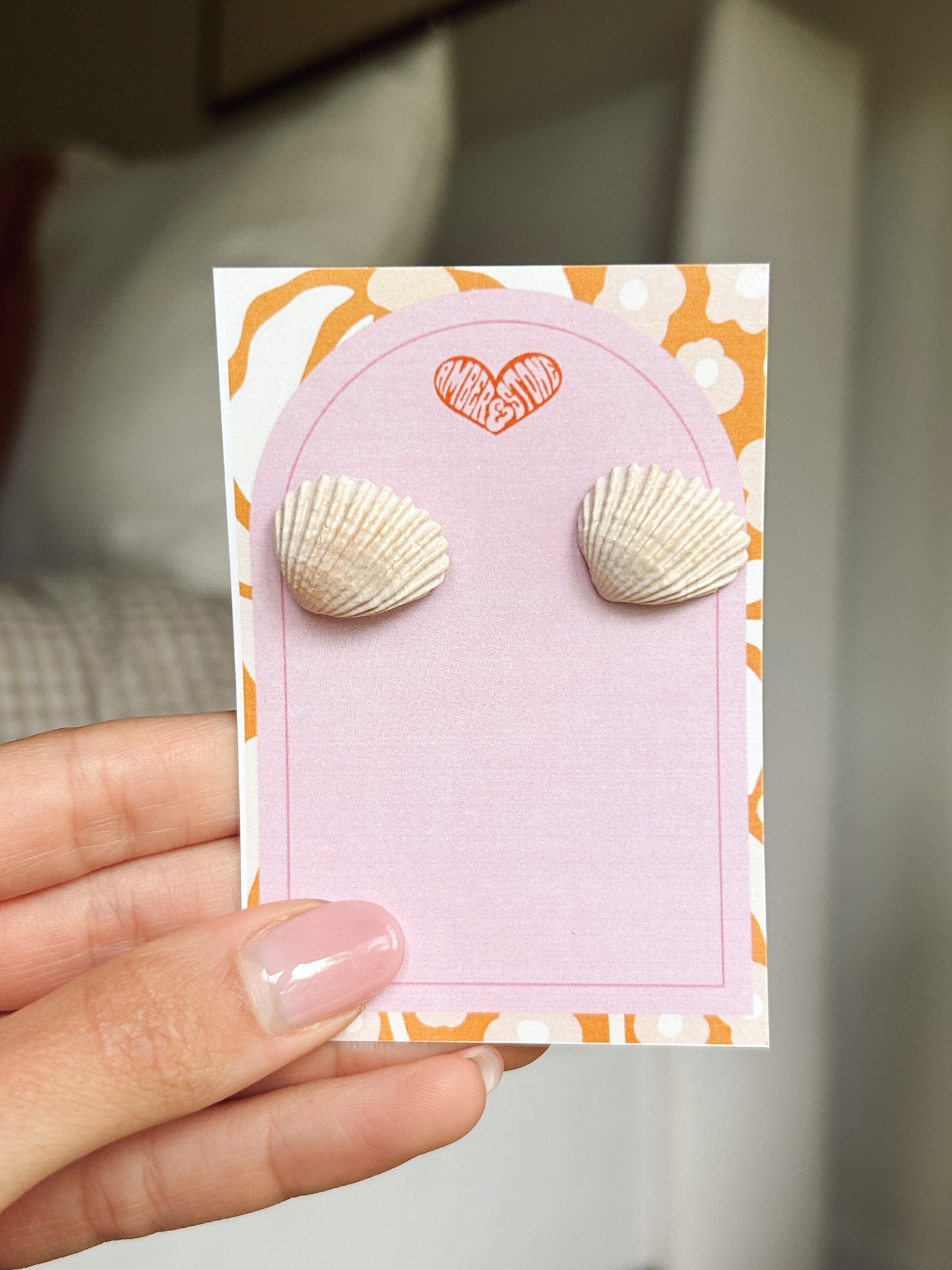 Small Sea Shell Stud