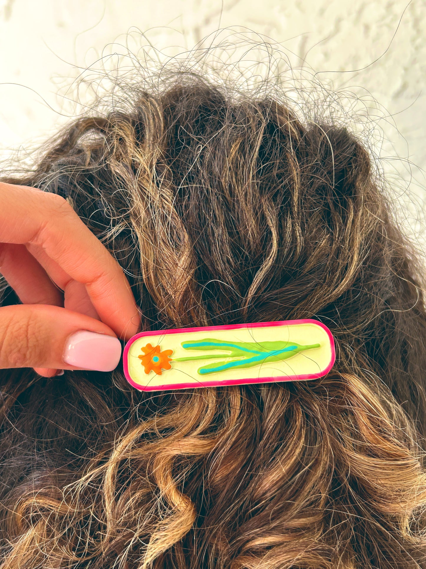 Floral Stem Barrette