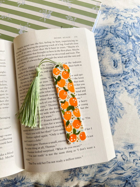 Orange bookmark